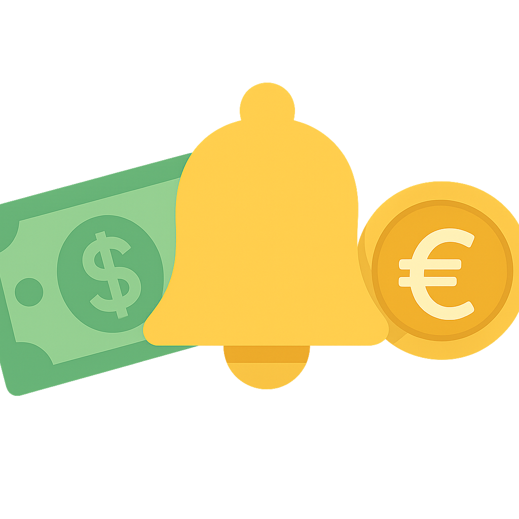 تنبيهات العملات